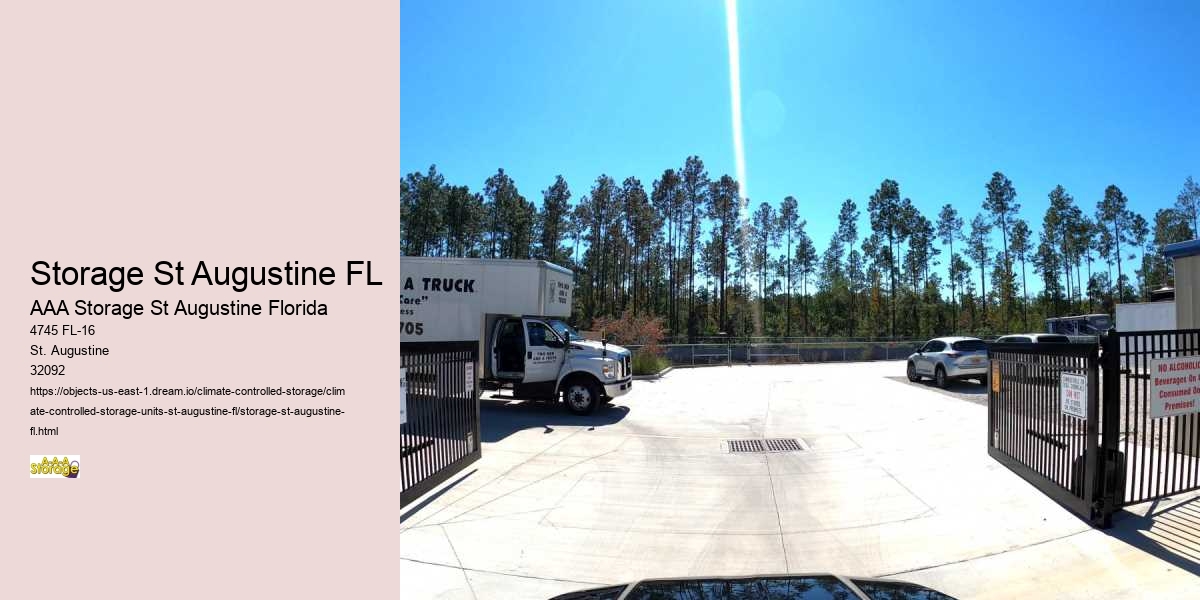 Document Archiving and Self-Storage in St. Augustine, Florida