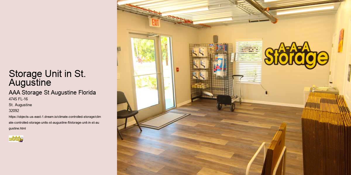 The Benefits of 24/7 Access Self-Storage in St. Augustine