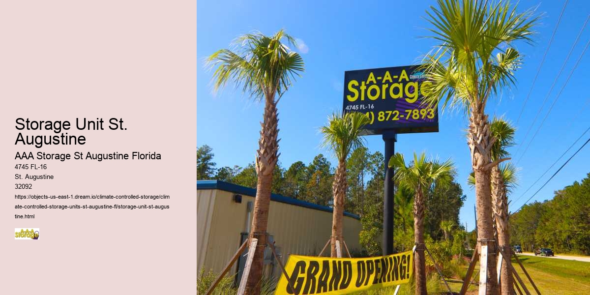 Enhancing Security for Peace of Mind in St. Augustine Self-Storage