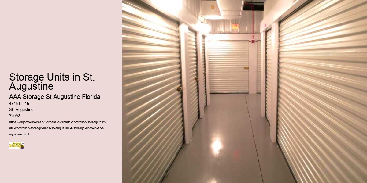 Business Inventory Management with Self-Storage in St. Augustine