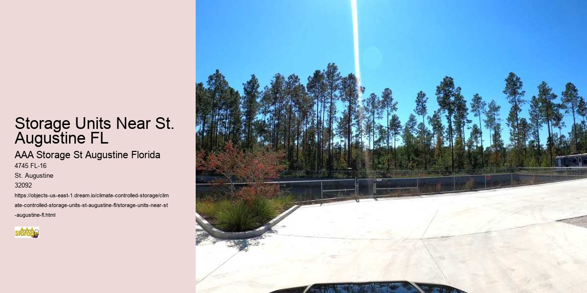 Secure and Reliable: Self-Storage in St. Augustine, FL