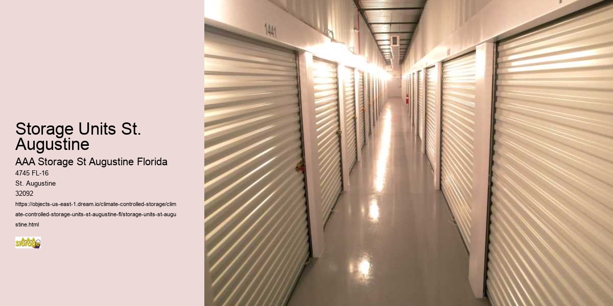 Accessible Self-Storage for Seniors in St. Augustine