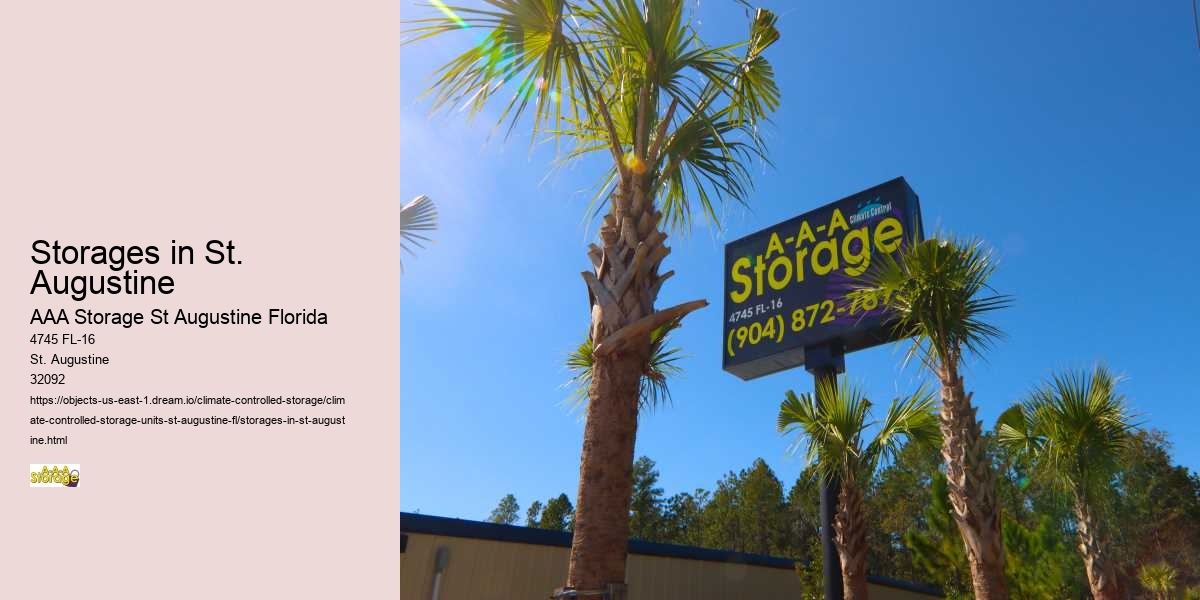 Self-Storage for Musicians: Safeguarding Your Instruments in St. Augustine