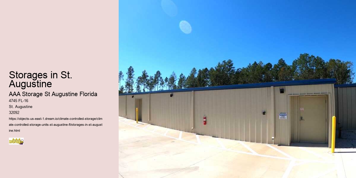 Self-Storage for Students: Simplifying Dorm Life in St. Augustine