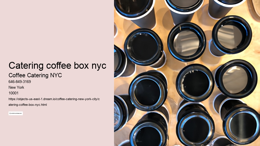 How to Amaze Your Guests with Incredible Coffee Catering from NYC 