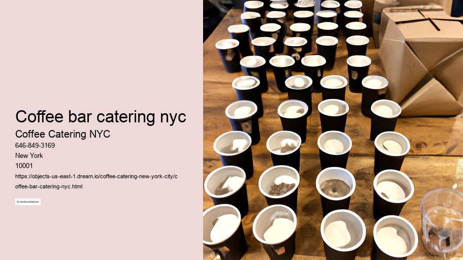 How to Choose the Best Coffee Catering Company for Your Event 