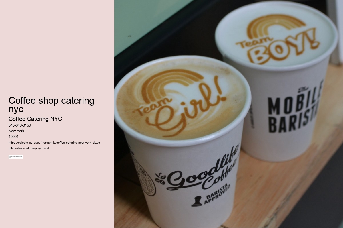 Insider Advice for Planning a Successful Coffee Catered Event 