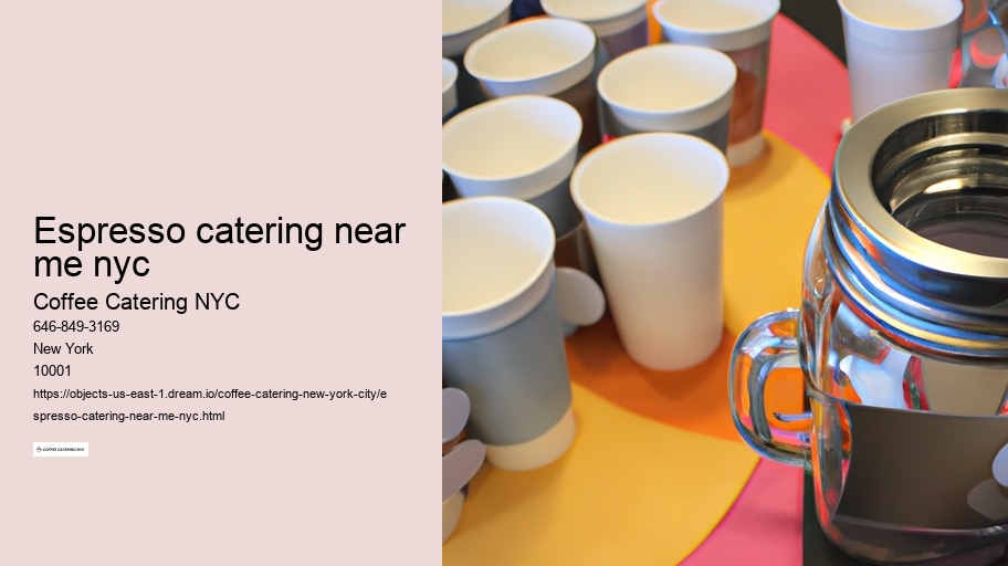 How to Enjoy Barista-Made Coffee at Your Next Function with Coffee Catering in NYC 