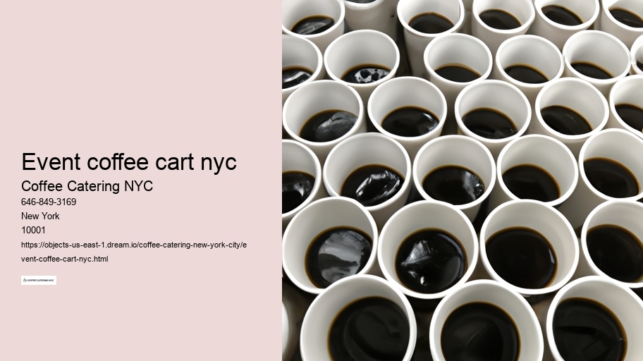event coffee cart nyc