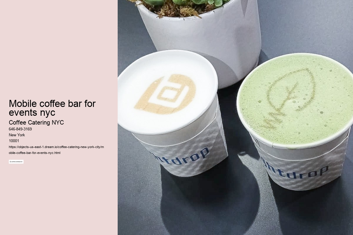 What is NYC's Best Coffee Catering Service? 