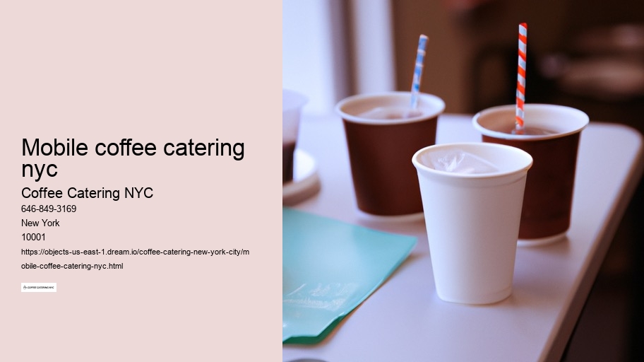 How to Amaze Your Guests with Incredible Coffee Catering from NYC 