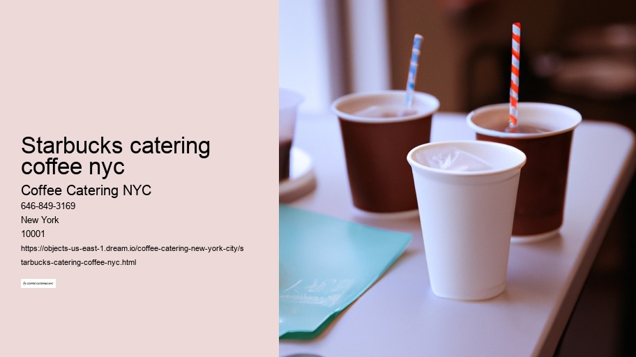 How to Enjoy Delicious Coffee at Any Event with Catering in NYC 