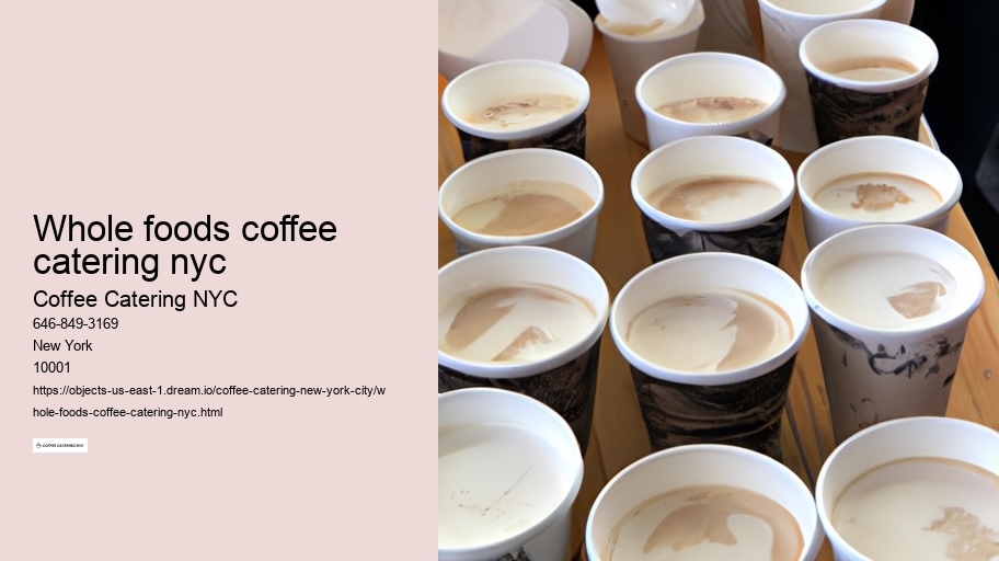 Understanding What’s Included in a Coffee Catering Package 