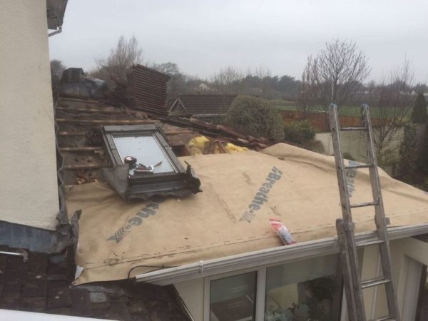 Will you clean up the debris and dispose of it properly after completing the roofing work in Dublin?