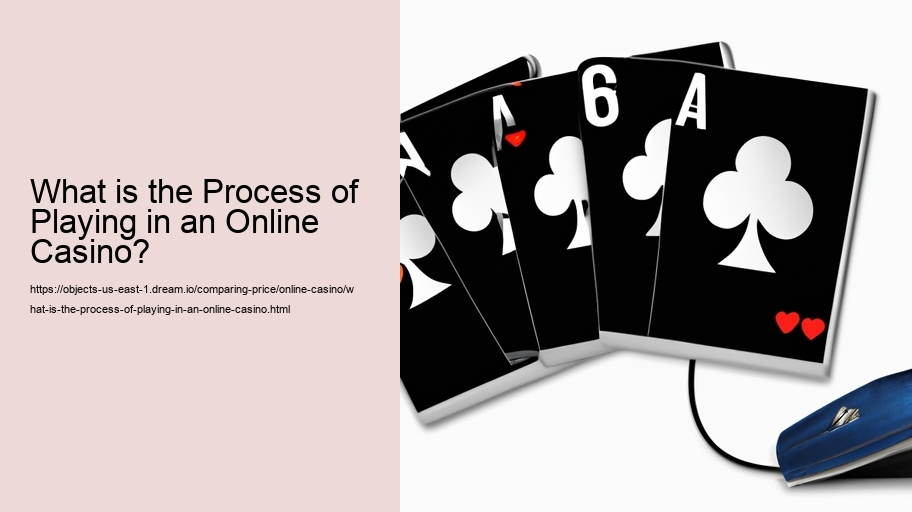 What is the Process of Playing in an Online Casino?