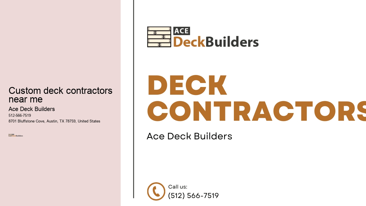 custom deck contractors near me  