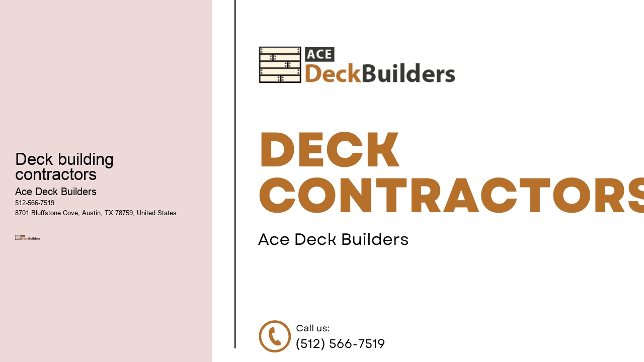 deck building contractors