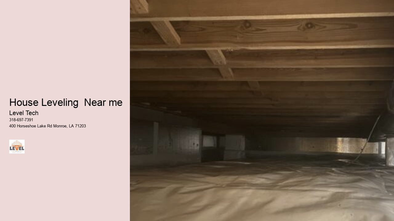 House Leveling  Near me