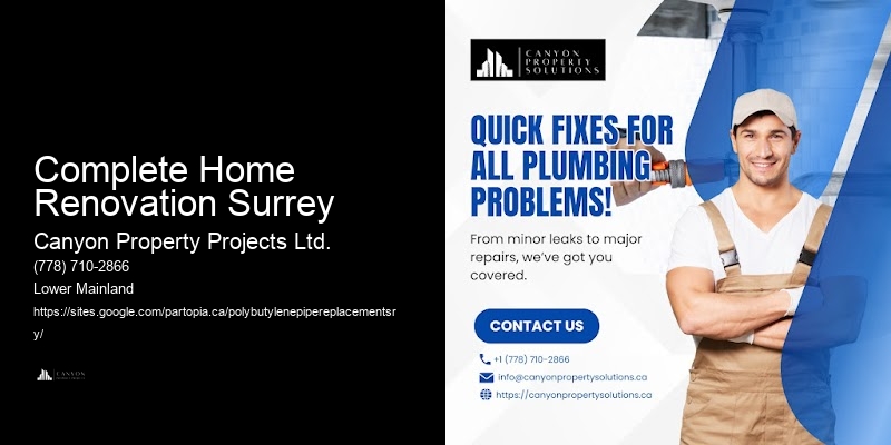 Complete Home Renovation Surrey Canyon Property Projects Ltd. Complete Home Renovation Surrey