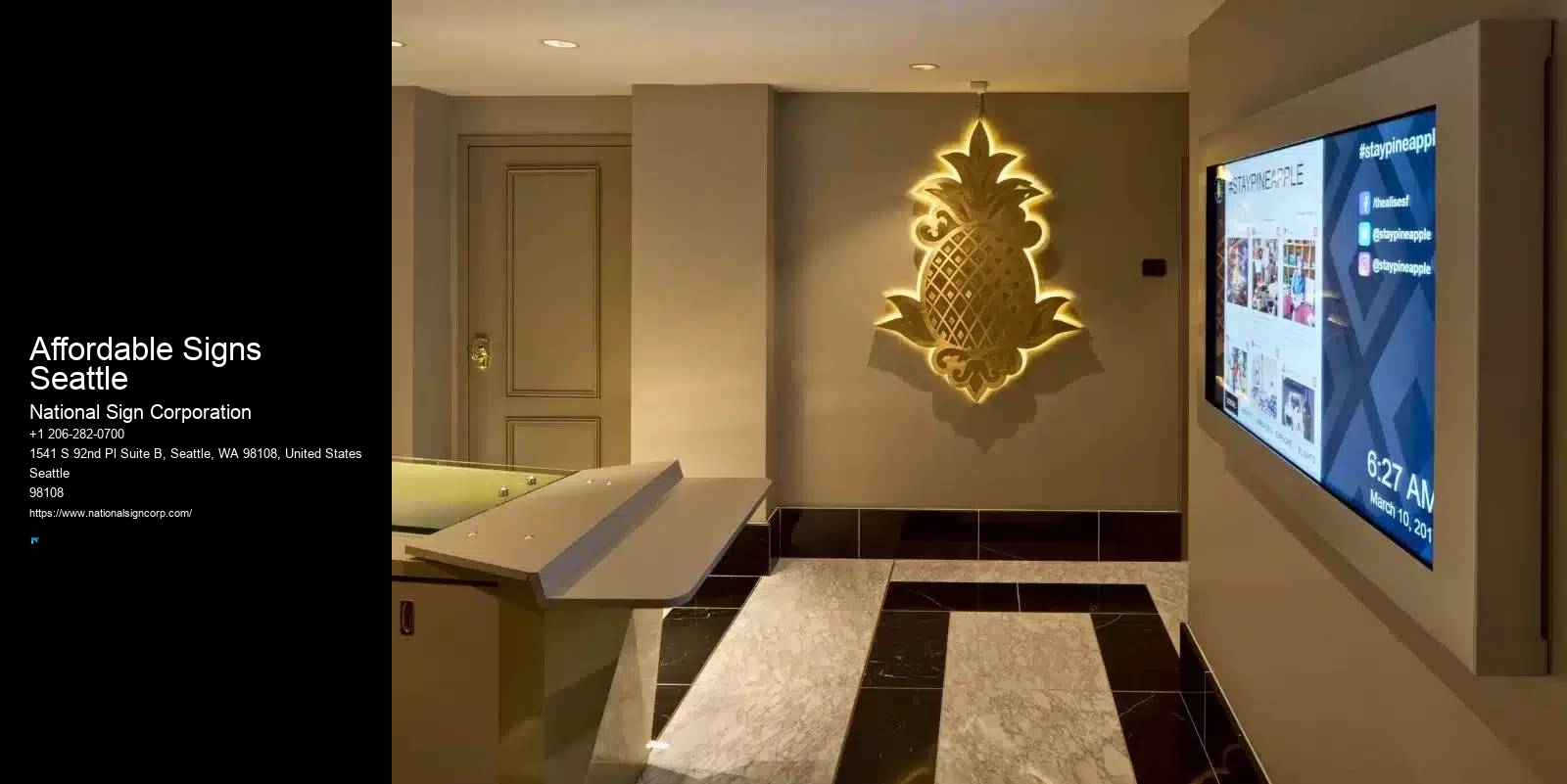 LED Sign Manufacturing Affordable Signs Seattle