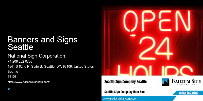 Banners and Signs Banners and Signs Seattle