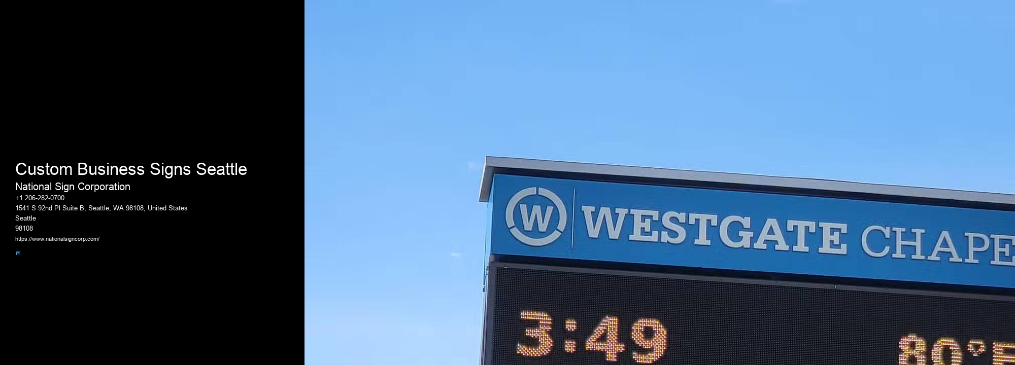 Artistic Wall Signs Custom Business Signs Seattle