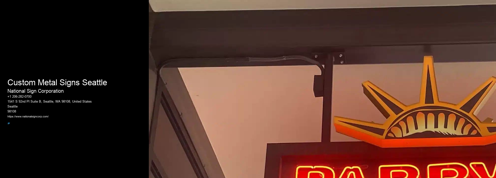Custom Metal Signs Seattle Vehicle Wraps