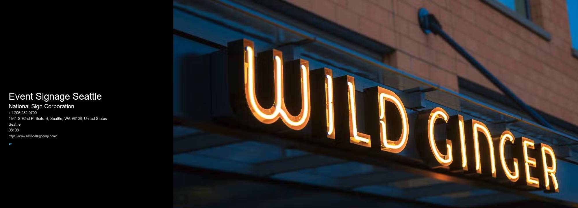 Event Signage Seattle Pylon Signage Experts