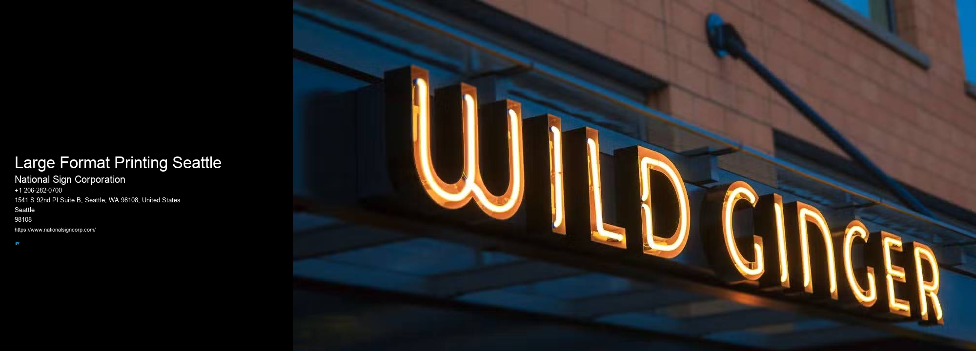 Programmable LED Signs Large Format Printing Seattle