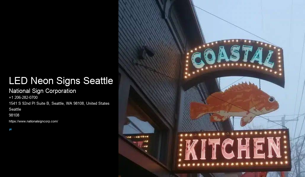 LED Neon Signs Seattle Business Signage Solutions