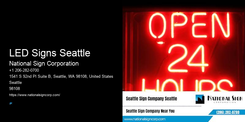 LED Signs Seattle Event Signage