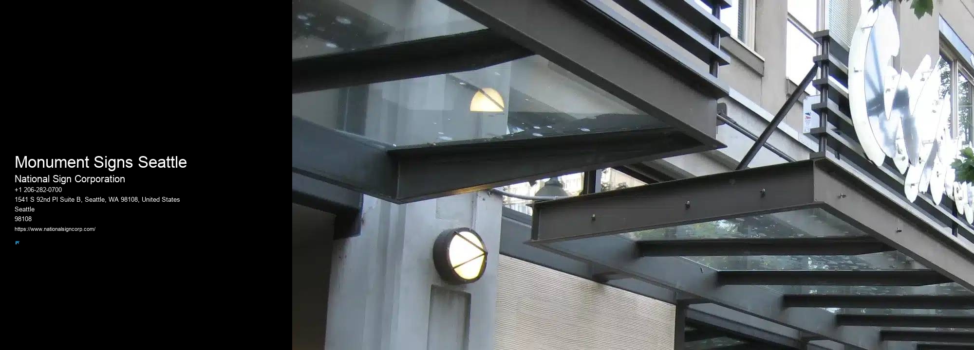 Monument Signs Seattle Digital LED Border Signs