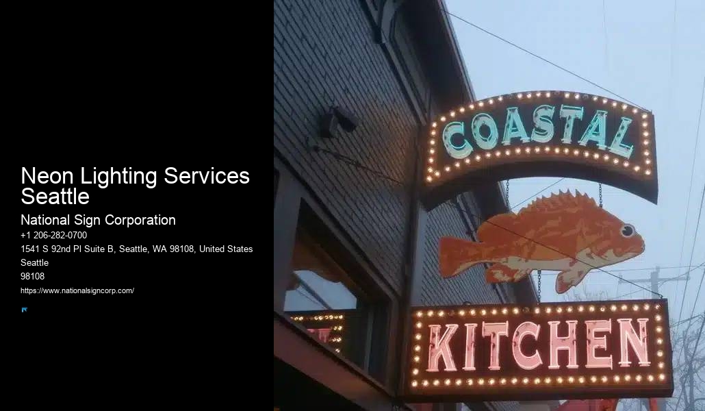 Affordable Signs Neon Lighting Services Seattle