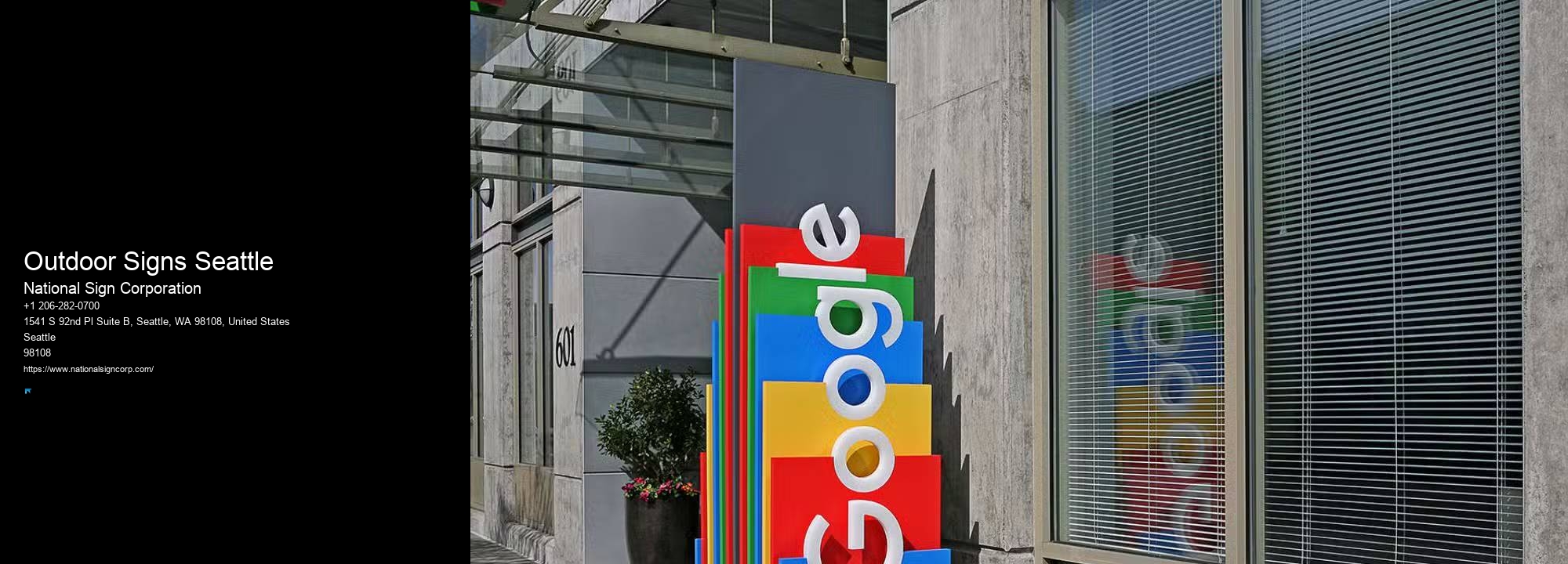 Outdoor Signs Seattle Magnetic Signs