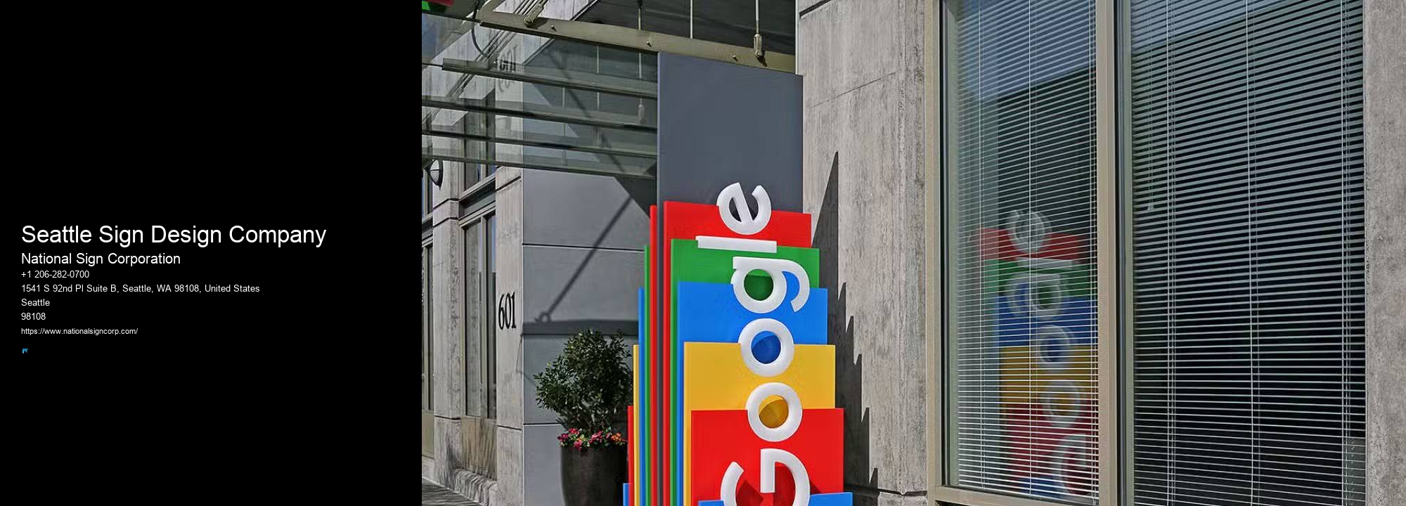 Seattle Sign Design Company Sign Display Solutions