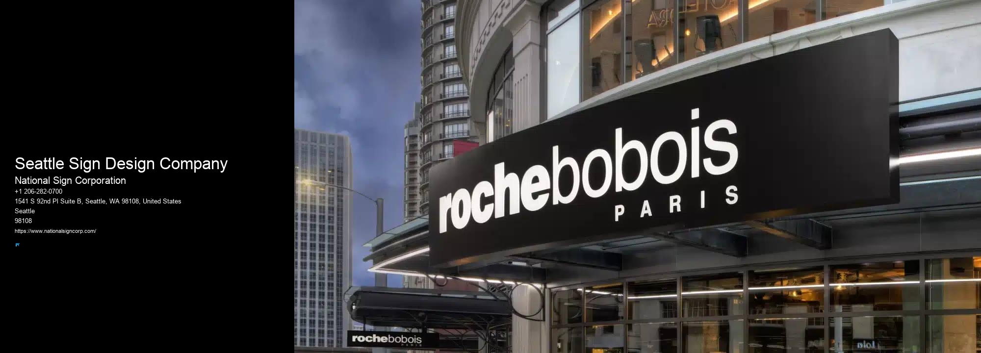 Seattle Sign Design Company Wall Signs