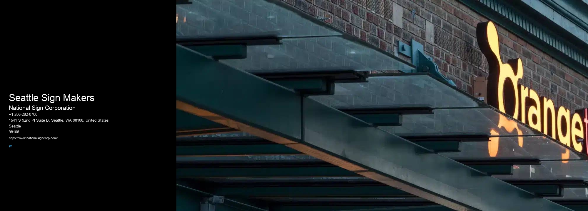 RGB Signage Solutions Seattle Sign Makers