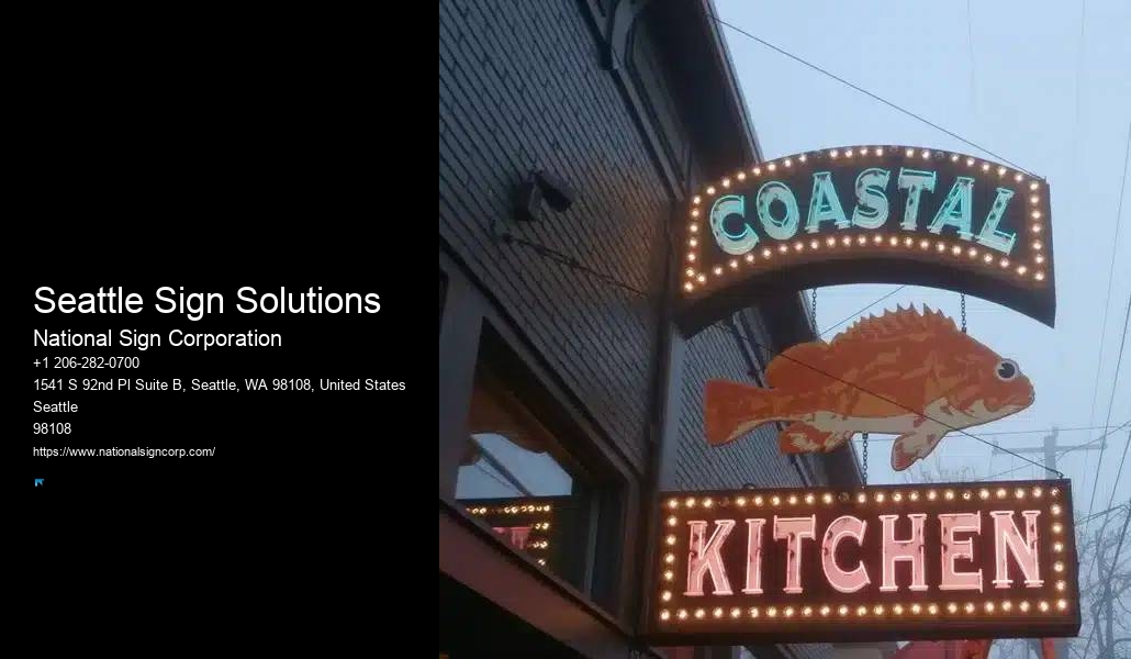 Seattle Sign Solutions Monument Sign Makers