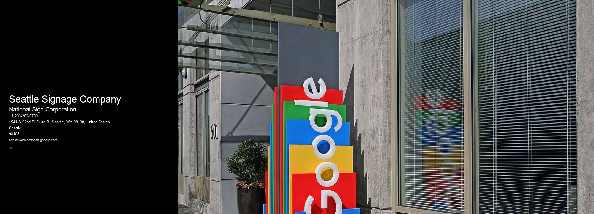 Seattle Signage Company Sign Design Company