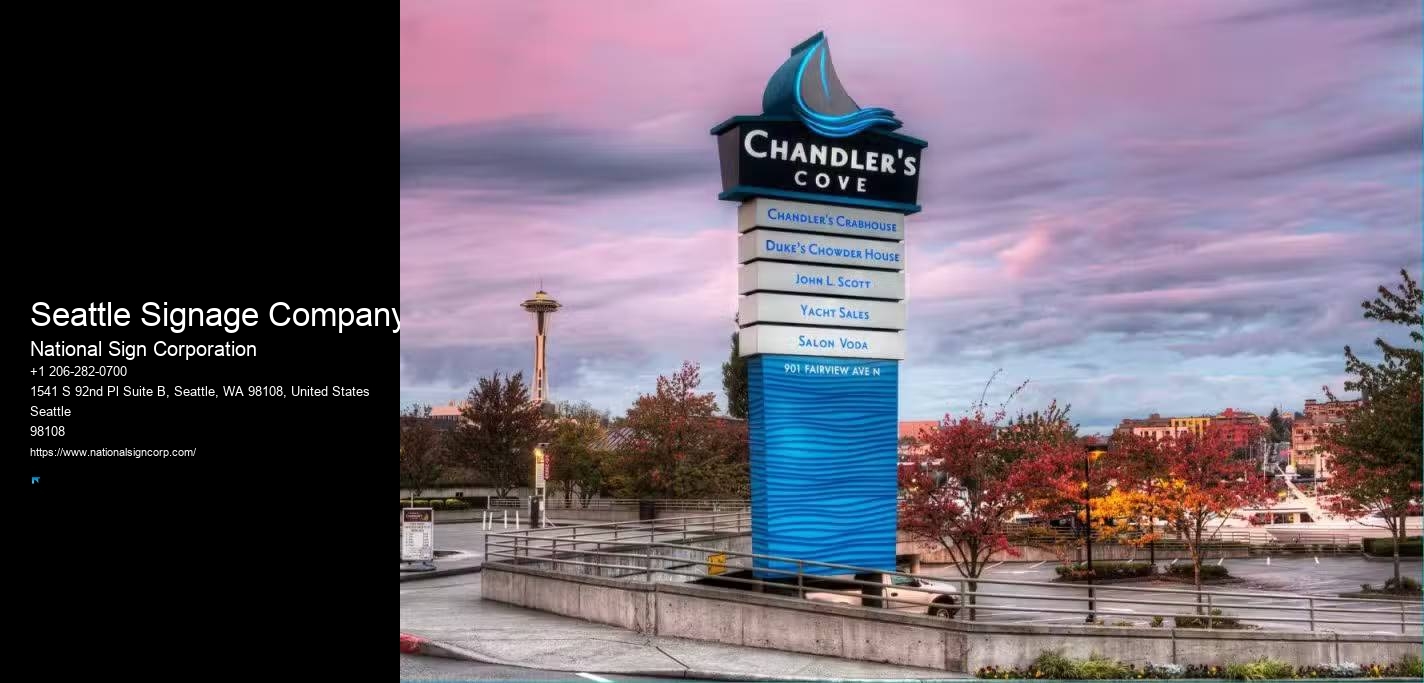 Top-Rated Monument Signs Seattle Signage Company