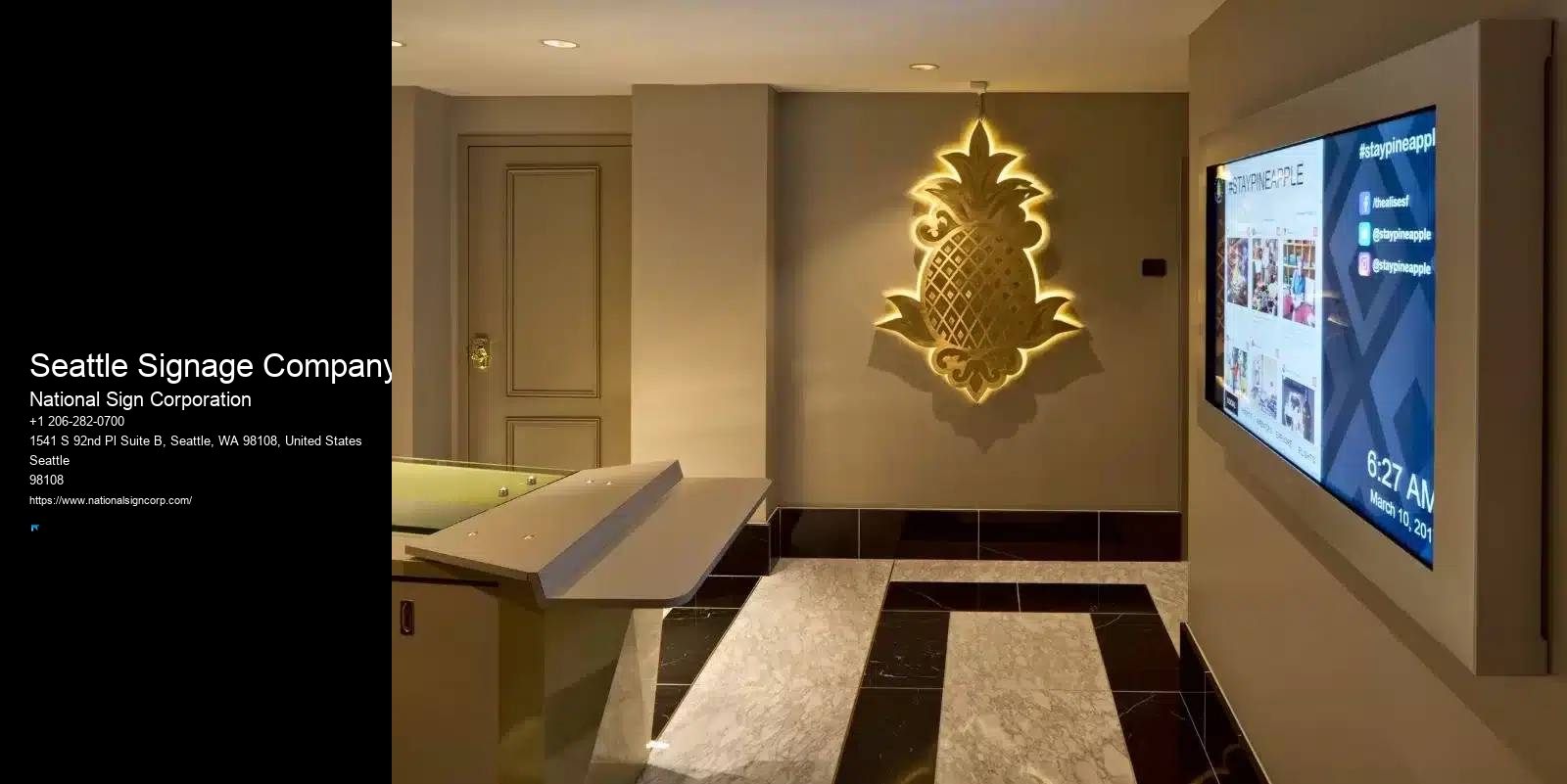 Customizable LED Border Signage Seattle Signage Company