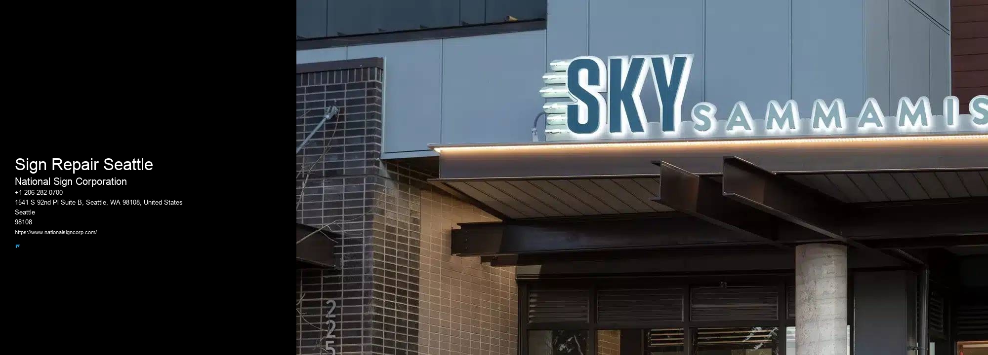 LED Display Signs Sign Repair Seattle