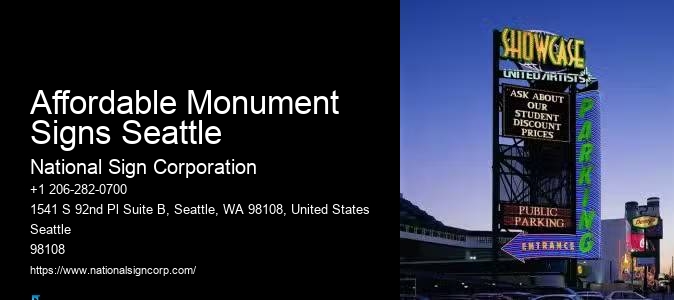 Professional Programmable Led Solutions Affordable Monument Signs Seattle
