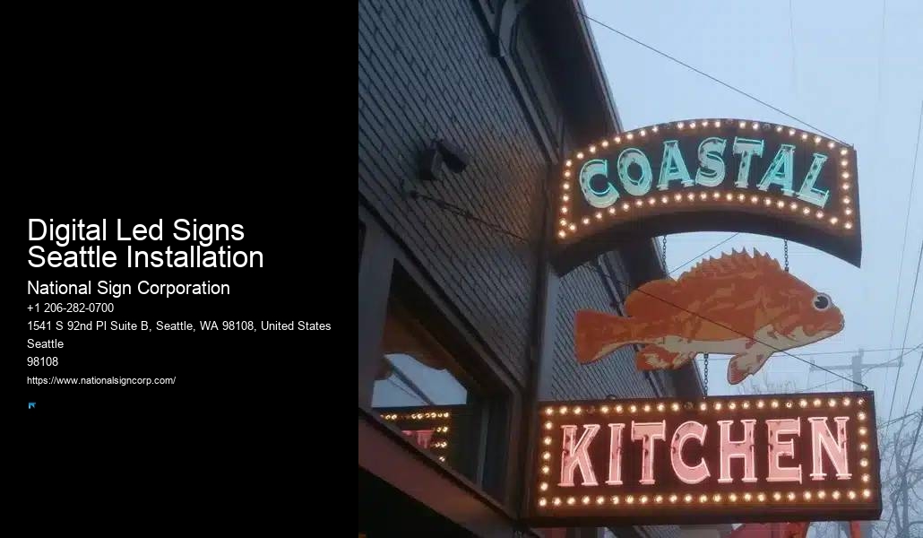 High-Quality Vehicle Graphics Digital Led Signs Seattle Installation