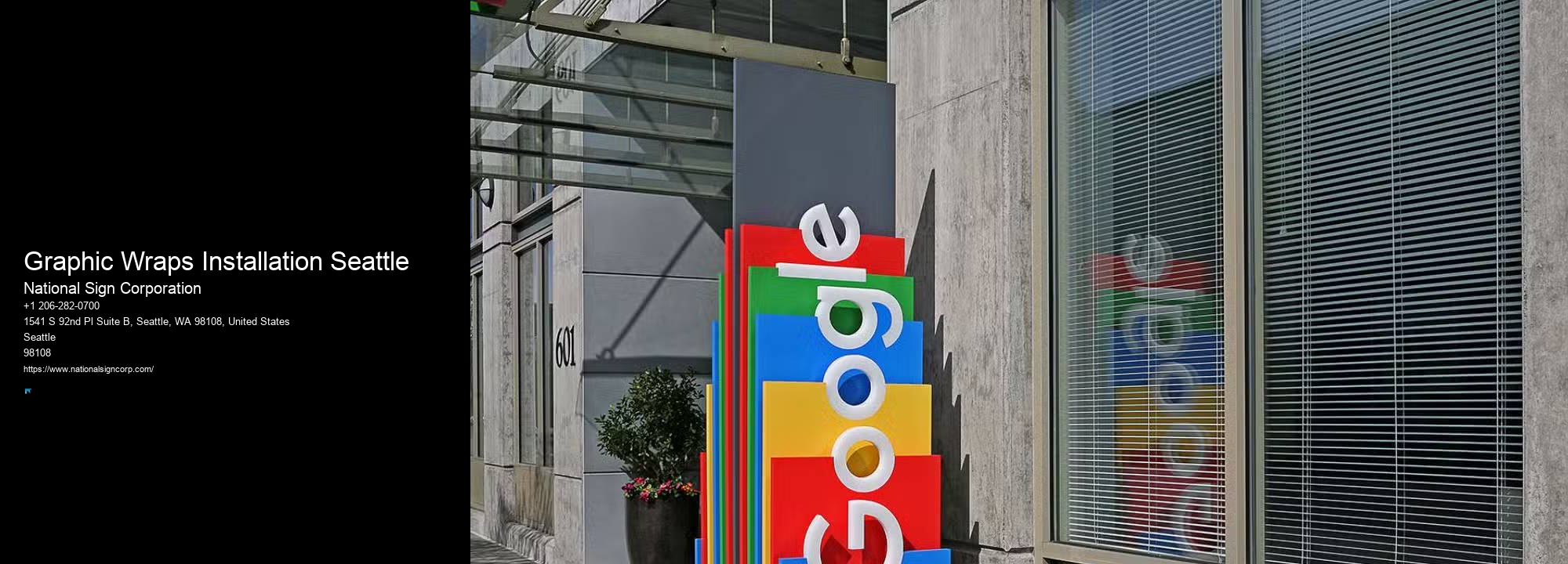 Franchise Sign Installation Graphic Wraps Installation Seattle