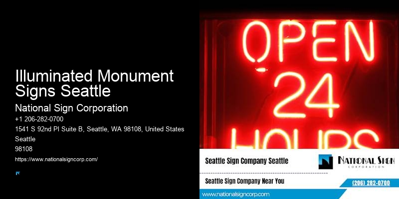 Top-Rated Led Display Services Illuminated Monument Signs Seattle