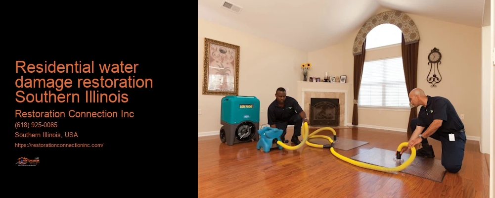 Residential water damage restoration Southern Illinois Restoration Connection Inc Residential water damage restoration Southern Illinois