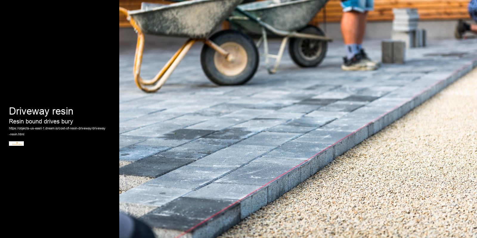 Driveway resin
