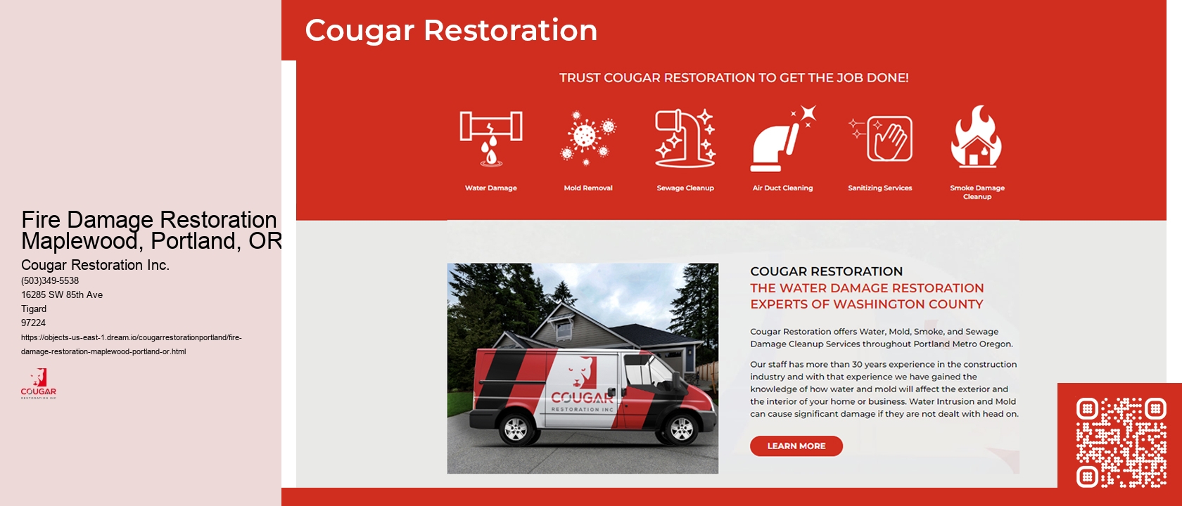 Fire Damage Restoration Maplewood, Portland, OR