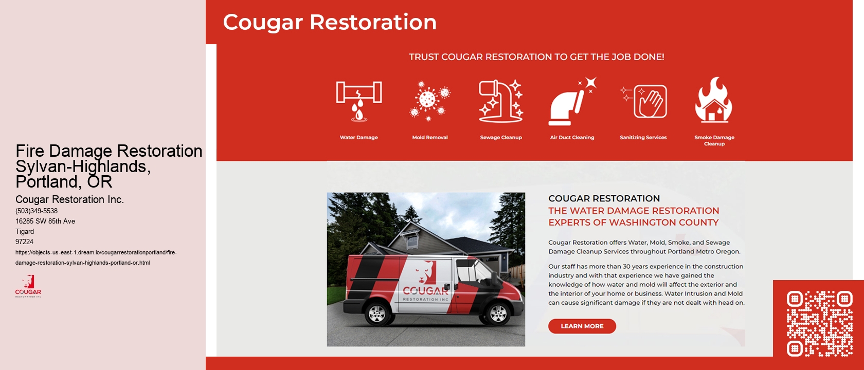 Fire Damage Restoration Sylvan-Highlands, Portland, OR